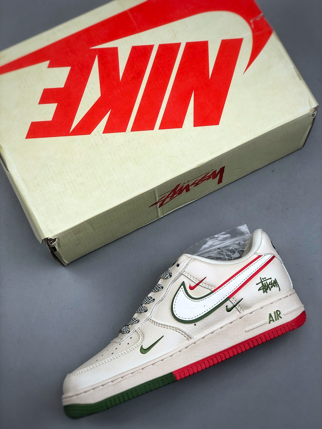 Nike Air Force 1 '07 Stussy Low-Top Sneakers - HD2258-608 4 cmp i1746825904113 3854 0 2