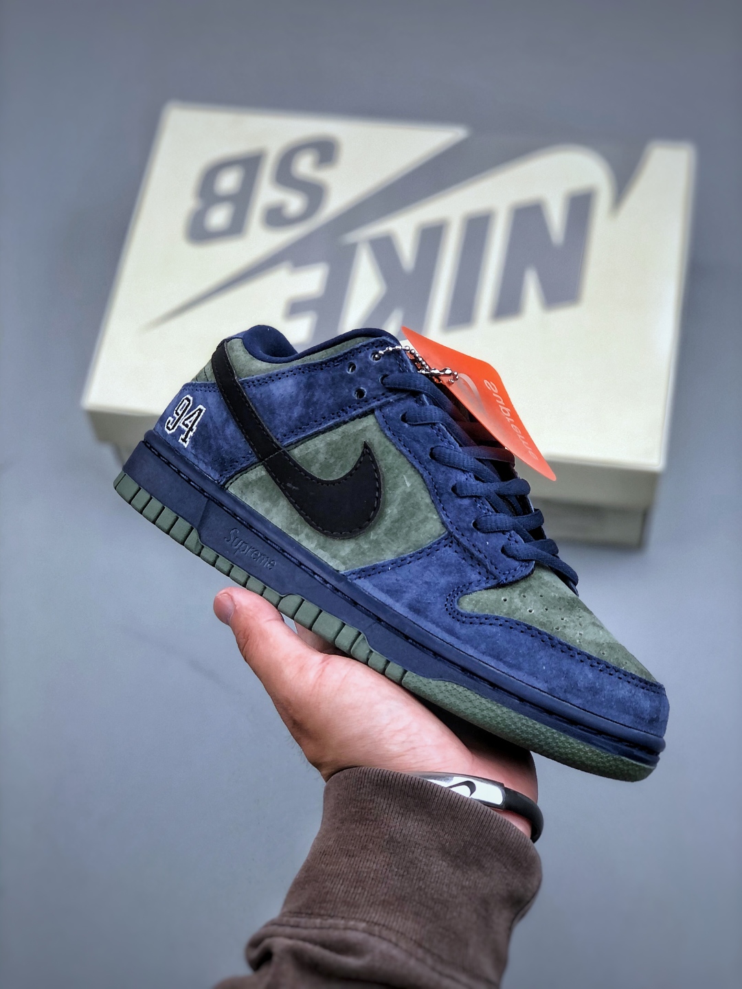 Supreme x Nike SB Dunk Low Ocean Fog Limited Edition Sneakers 2 cmp i1746826168548 5200 0 0