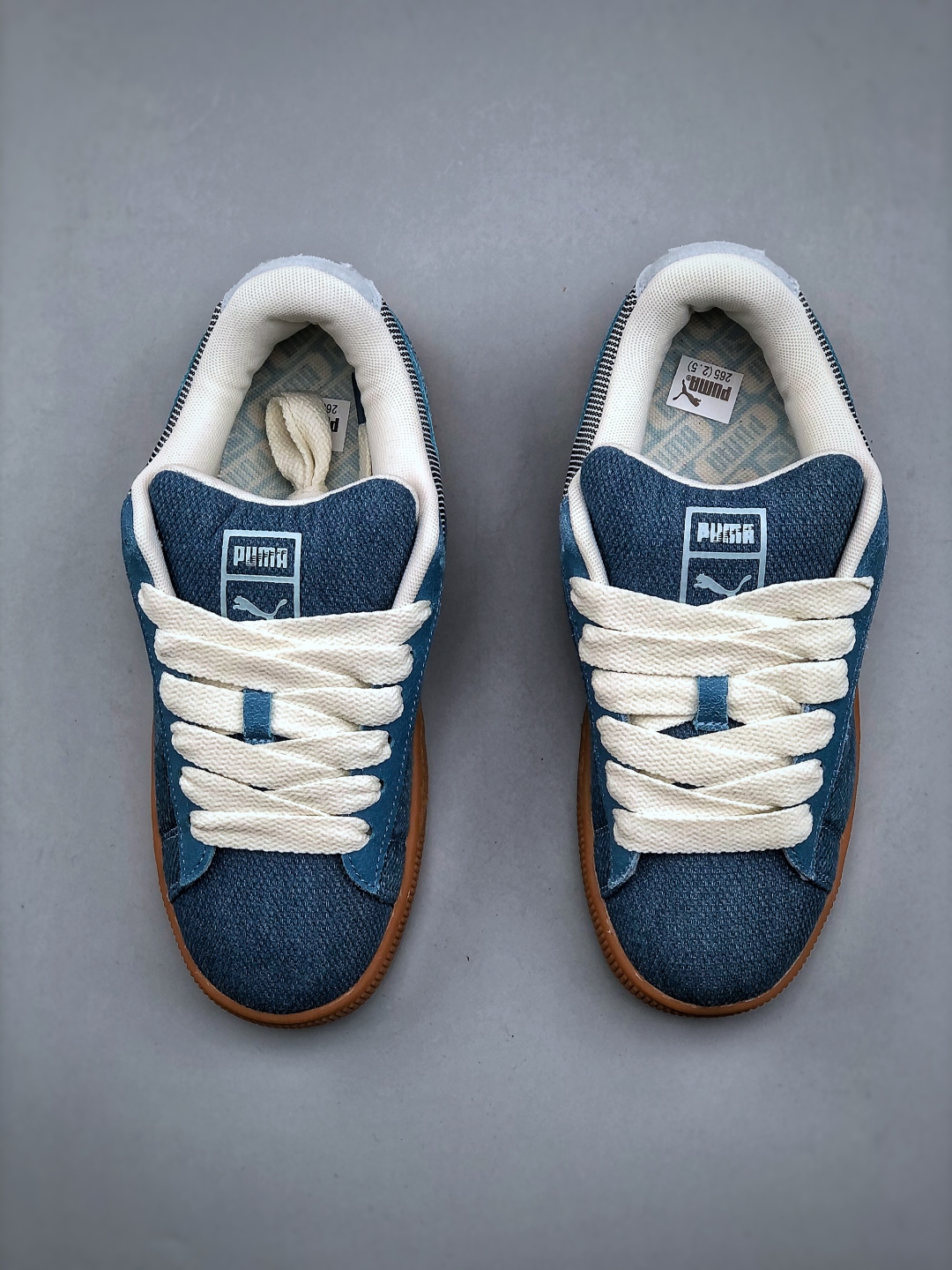 Puma Suede XL Retro Low-Top Sneakers: Durable, Anti-Slip, Blue Denim Style 6 cmp i1746910976478 8085 0 4