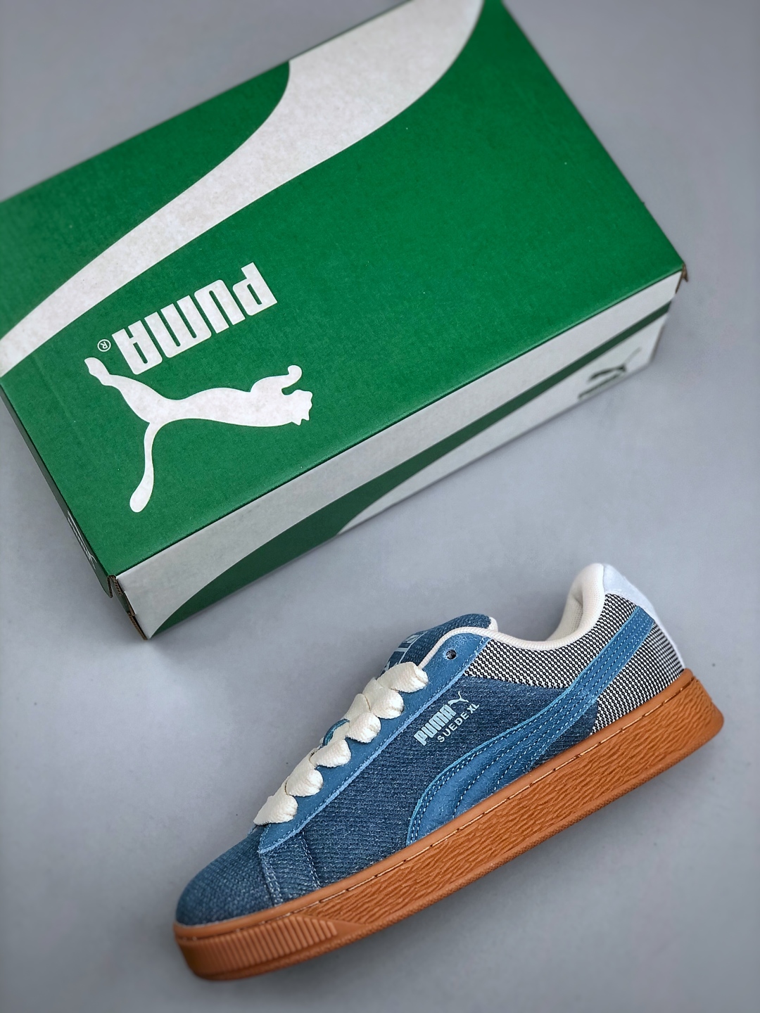 Puma Suede XL Retro Low-Top Sneakers: Durable, Anti-Slip, Blue Denim Style 4 cmp i1746910976484 4304 0 2