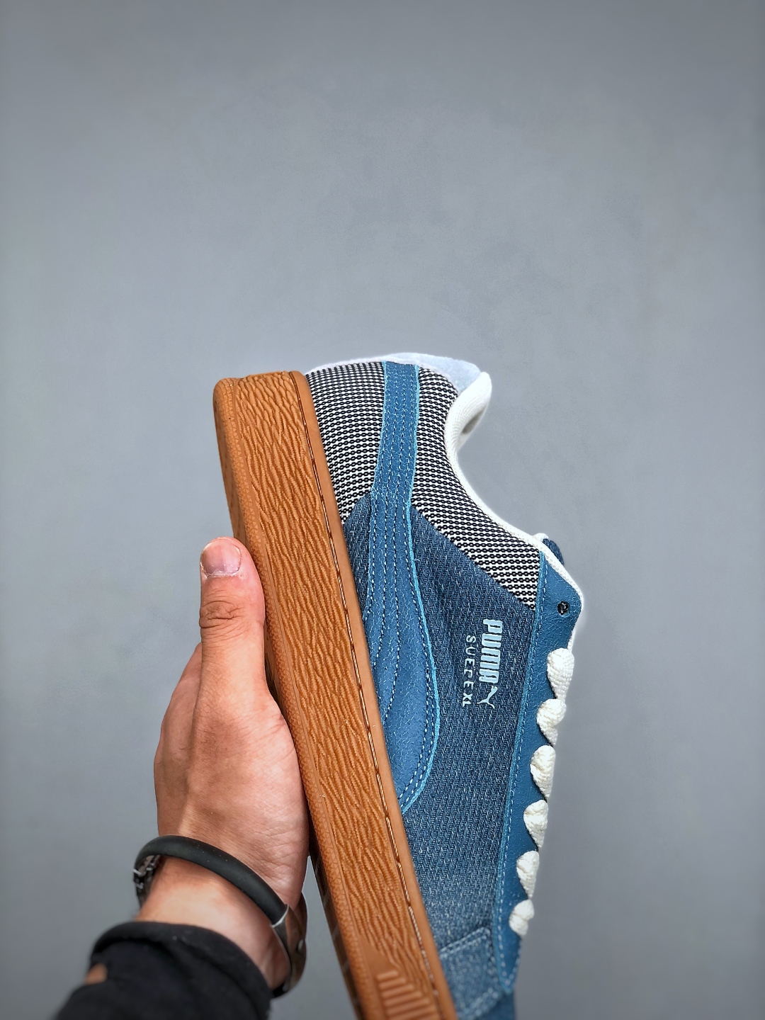 Puma Suede XL Retro Low-Top Sneakers: Durable, Anti-Slip, Blue Denim Style 7 cmp i1746910980010 5477 0 5