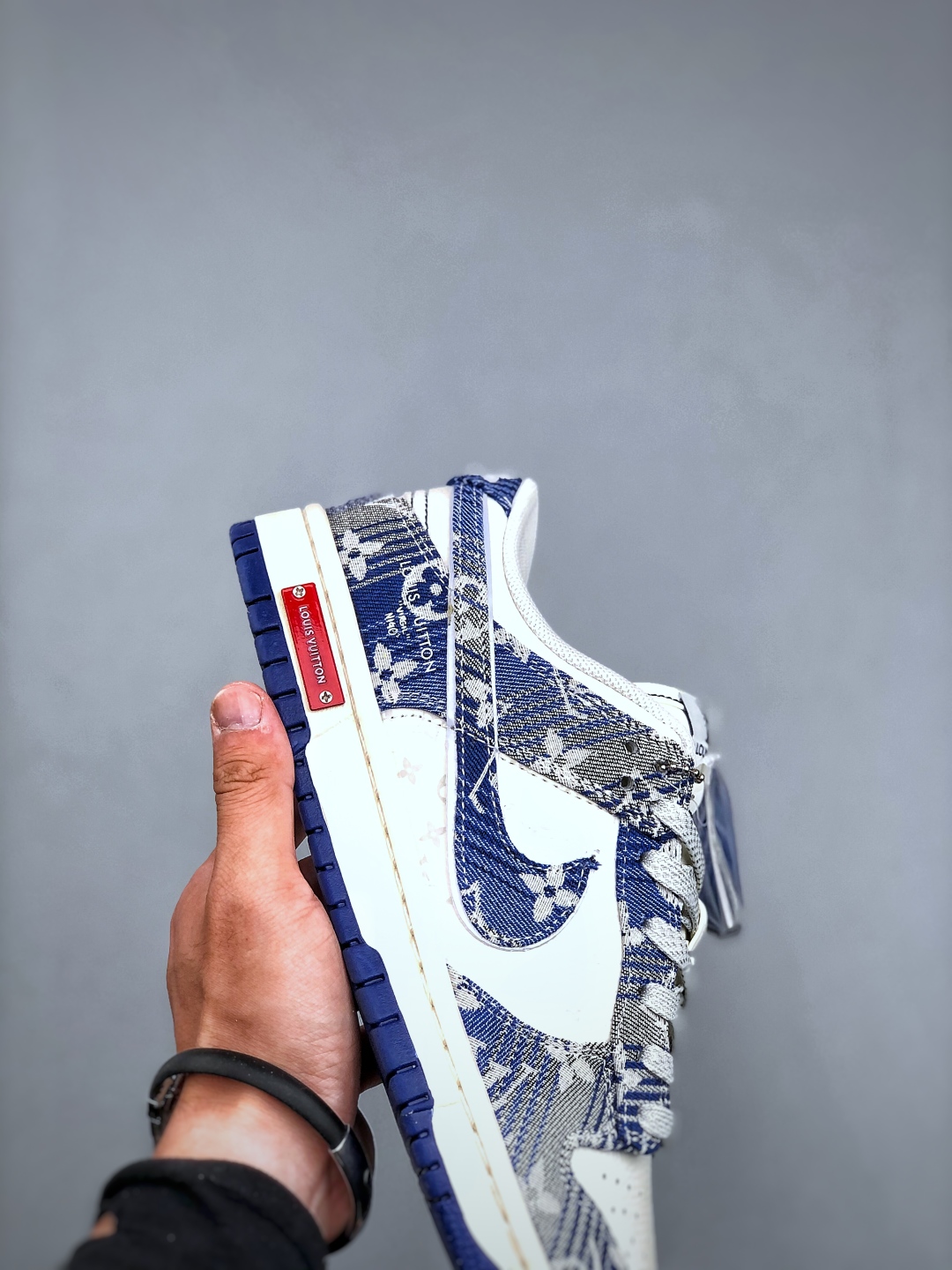 Nike SB Dunk Low Louis Vuitton Blue Denim Sneakers - Premium Custom Edition 7 cmp i1746911233186 2840 0 5