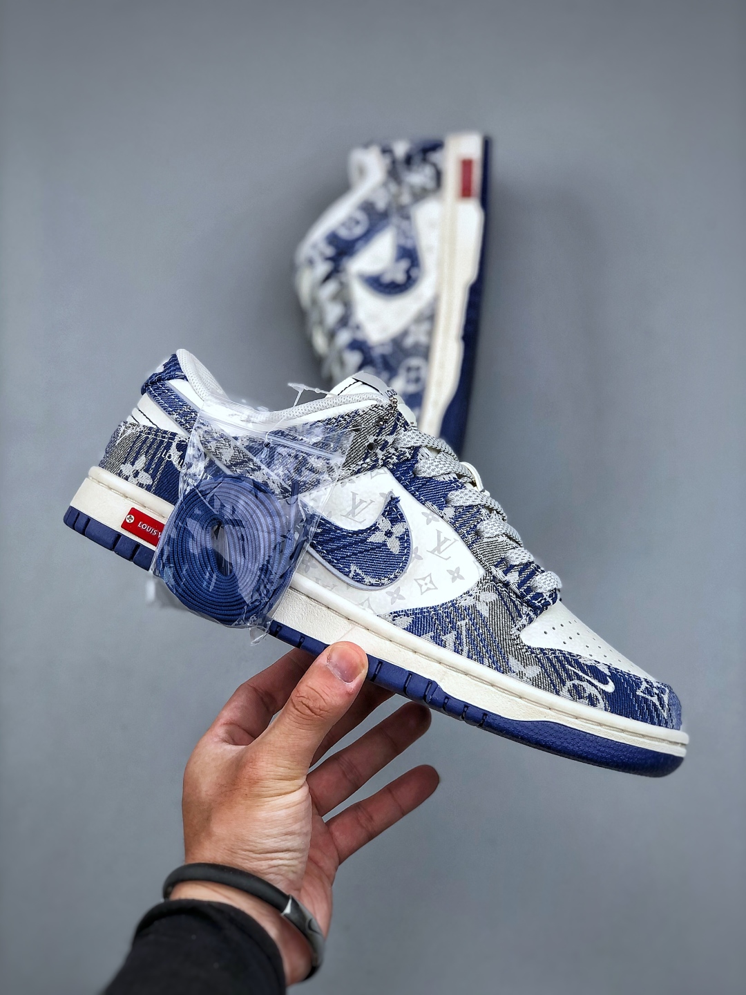 Nike SB Dunk Low Louis Vuitton Blue Denim Sneakers - Premium Custom Edition 5 cmp i1746911235273 7988 0 3