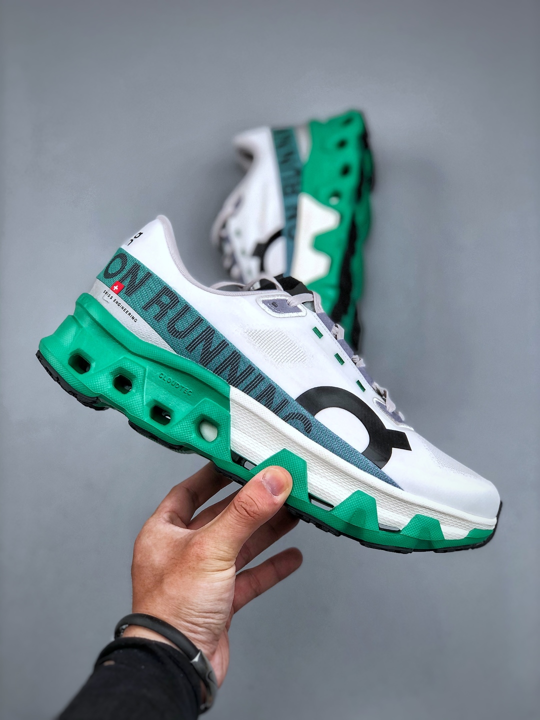 On Cloudmonster Hyper White/Green Running Shoes - Breathable & Lightweight 5 cmp i1746911325277 123 0 3