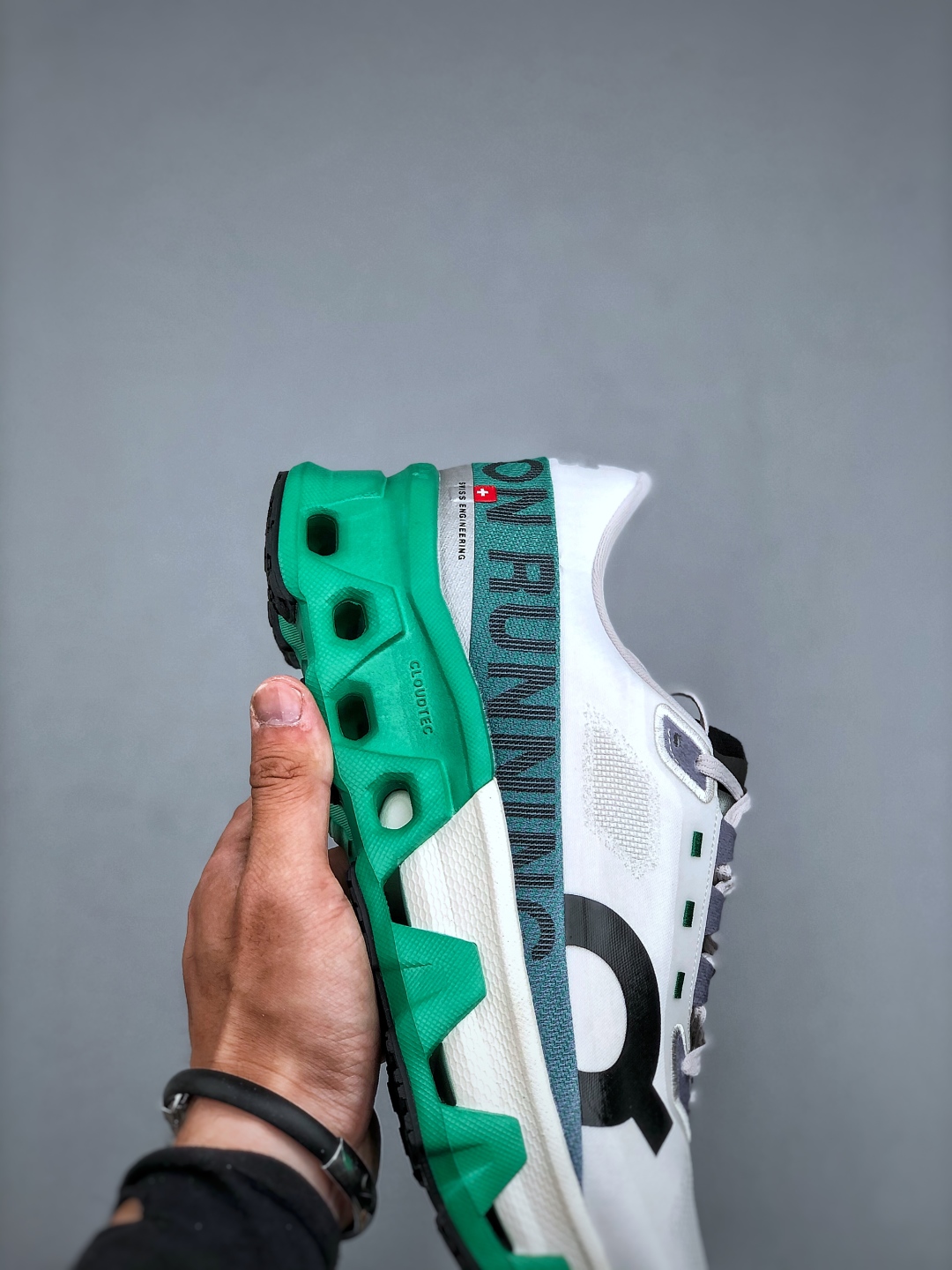 On Cloudmonster Hyper White/Green Running Shoes - Breathable & Lightweight 7 cmp i1746911325277 9608 0 5