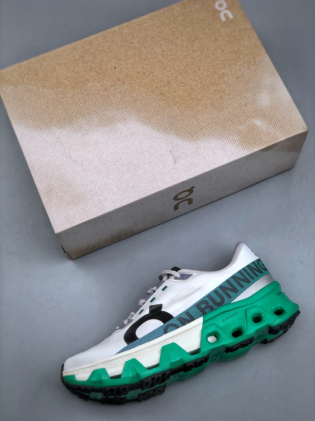 On Cloudmonster Hyper White/Green Running Shoes - Breathable & Lightweight 4 cmp i1746911327483 4468 0 2