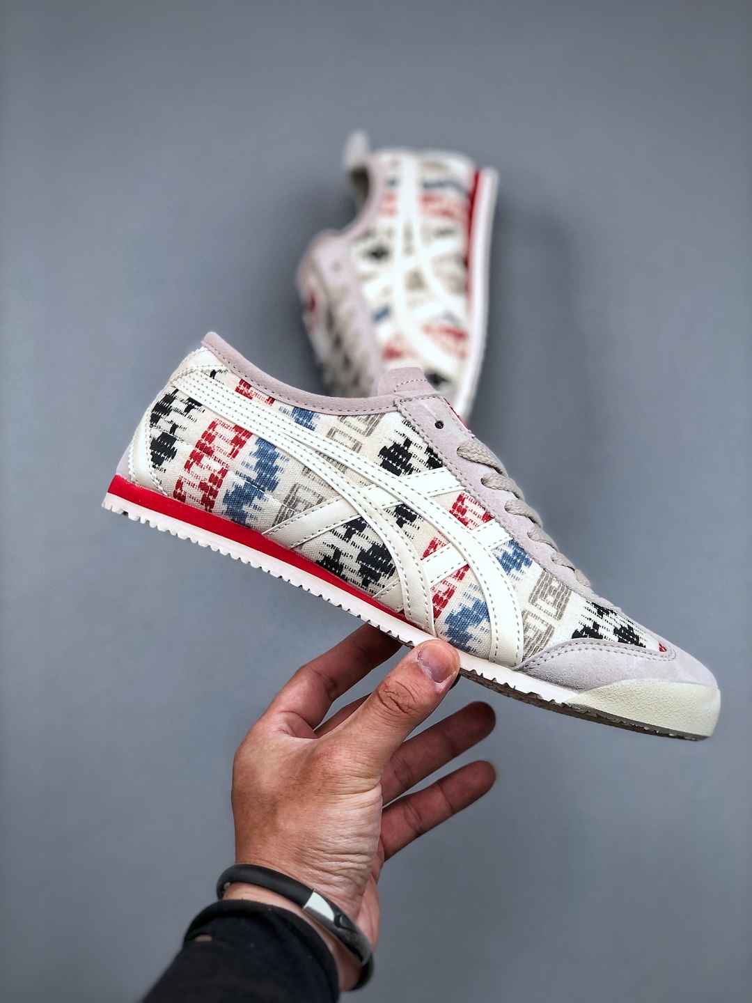 Onitsuka Tiger Mexico 66 White/Print Low-Top Casual Running Shoes 1183B648-100 5 cmp i1746911733857 4285 0 3
