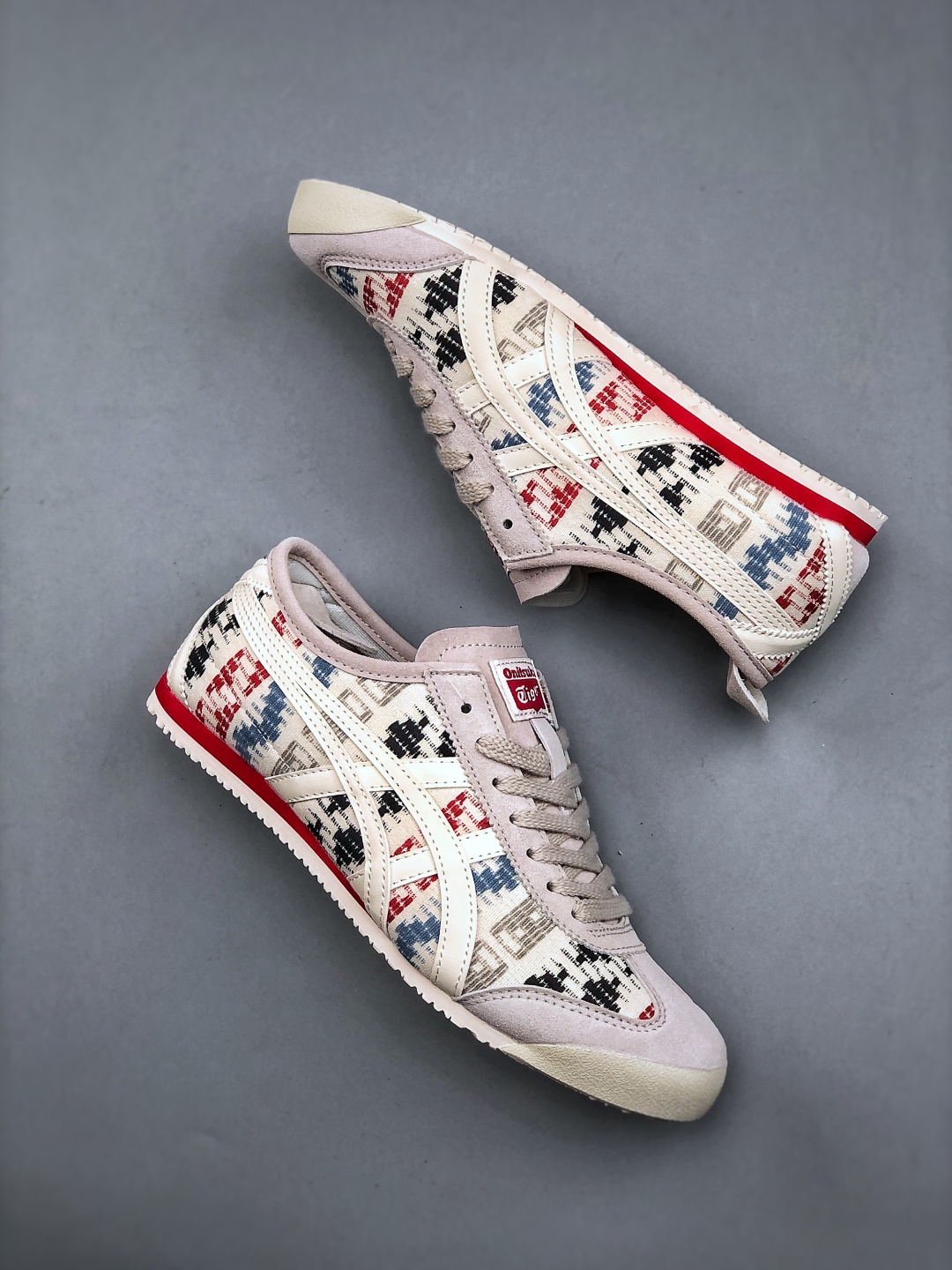 Onitsuka Tiger Mexico 66 White/Print Low-Top Casual Running Shoes 1183B648-100 10 cmp i1746911735770 9152 0 8