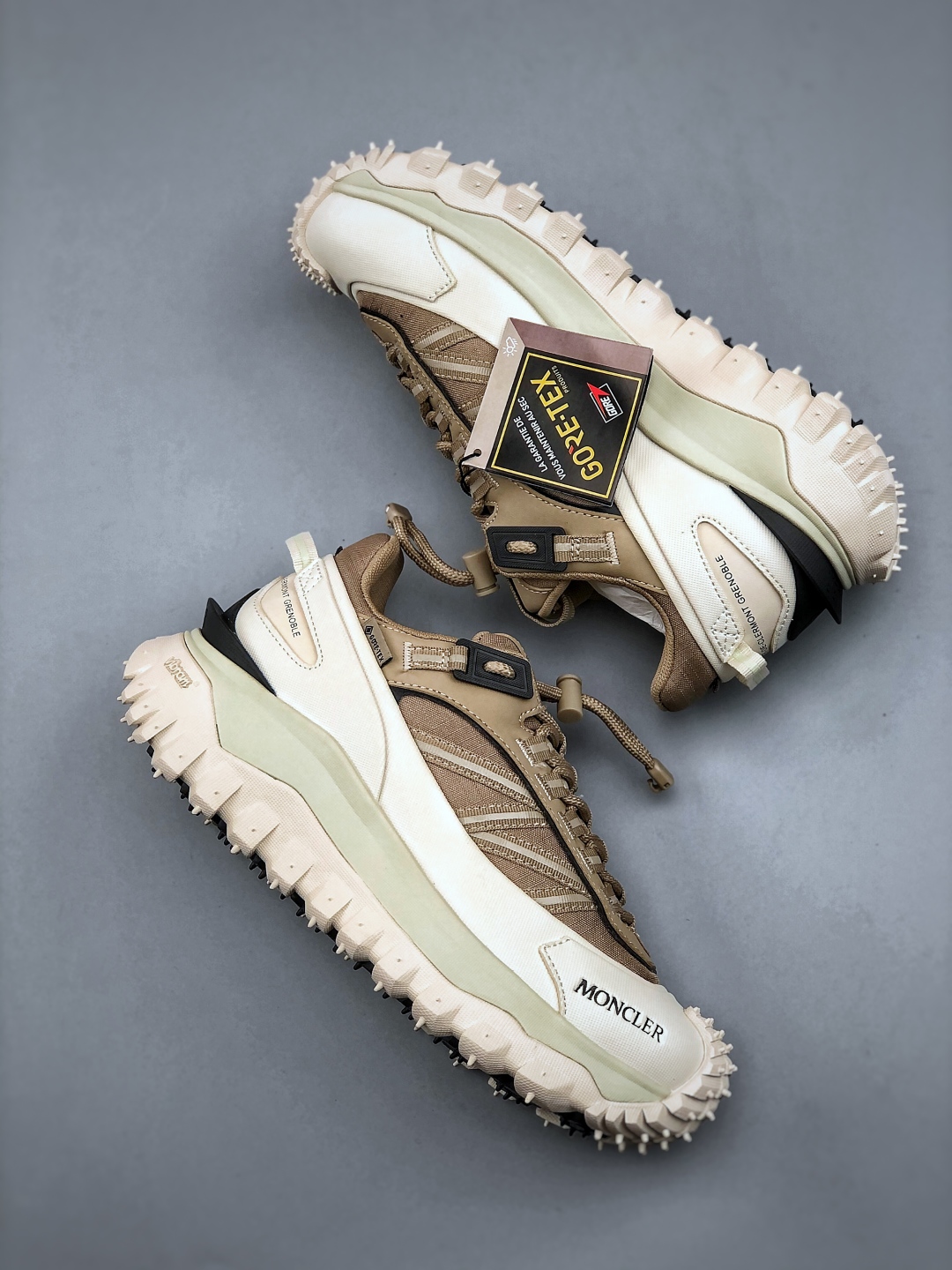 Moncler Trailgrip GTX Ripped Material Mountain Outdoor Shoes - Beige 10 cmp i1746912092876 1058 0 8