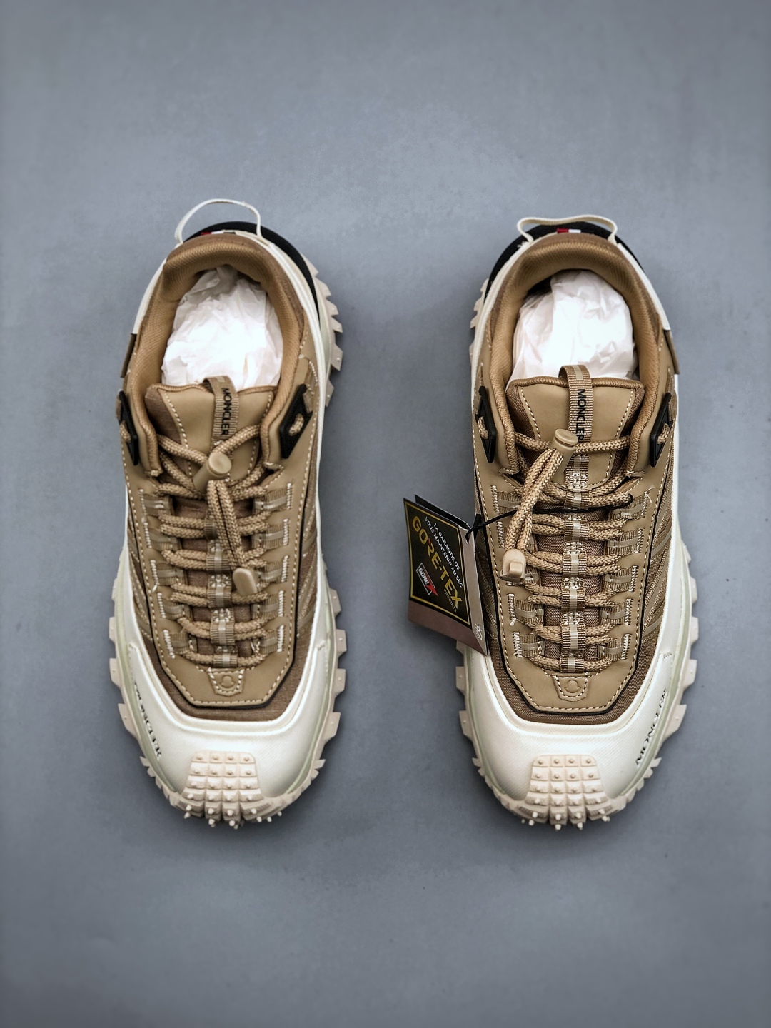 Moncler Trailgrip GTX Ripped Material Mountain Outdoor Shoes - Beige 6 cmp i1746912092876 1314 0 4