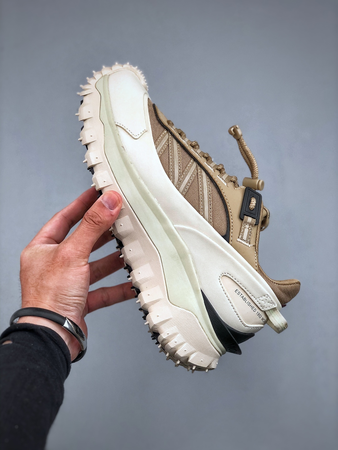 Moncler Trailgrip GTX Ripped Material Mountain Outdoor Shoes - Beige 3 cmp i1746912095040 7424 0 1