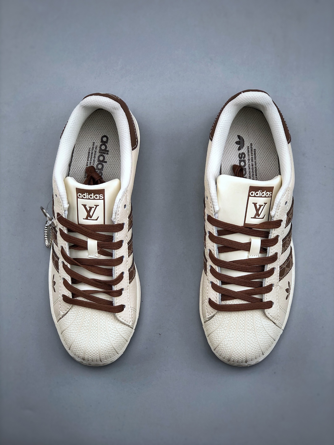 Adidas Originals Superstar x Louis Vuitton Cream/Brown Sneakers 6 cmp i1746912221602 3630 0 4