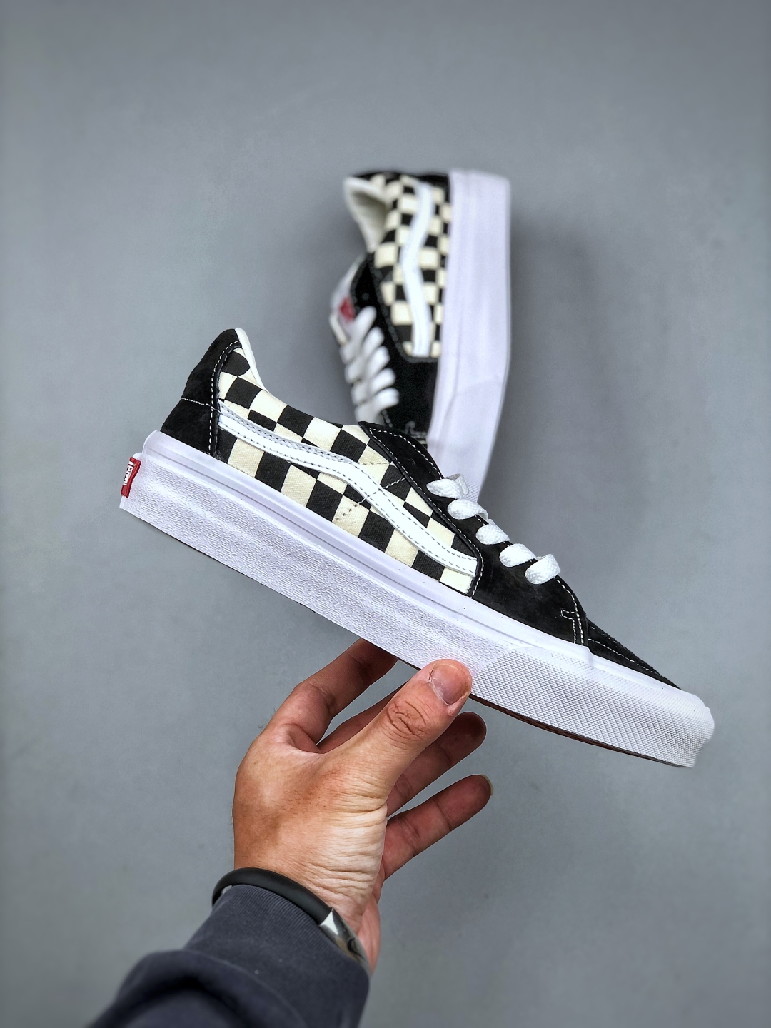 Vans SK8-Low Black/White & Checkerboard Canvas Shoes Low Top Sneakers 5 cmp i1746987685416 7957 0 3