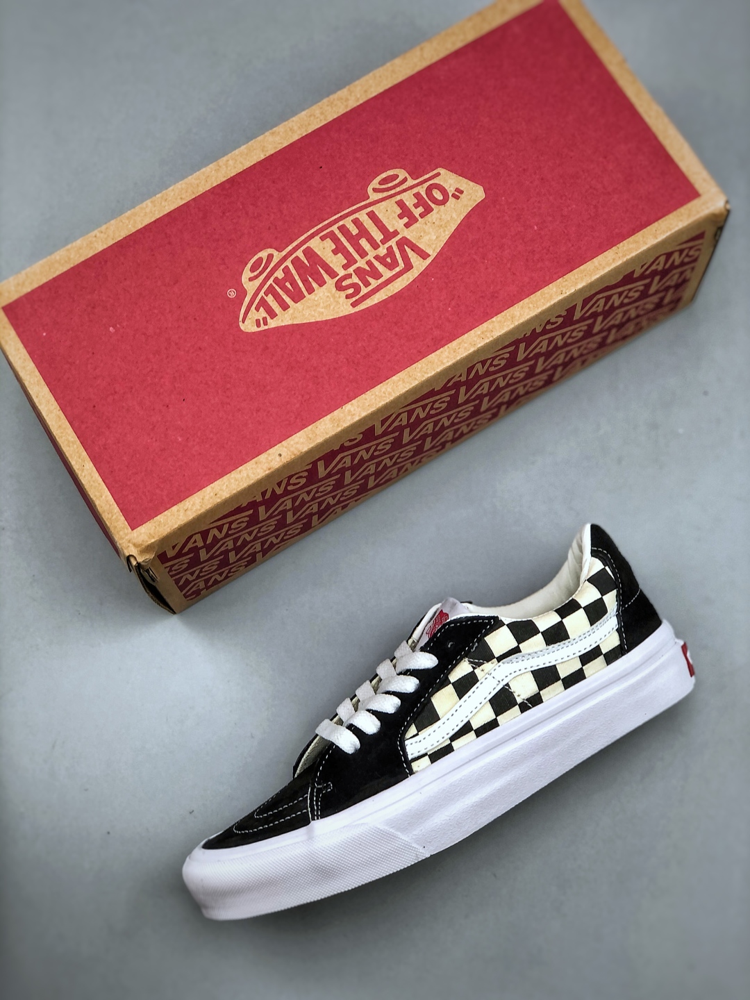 Vans SK8-Low Black/White & Checkerboard Canvas Shoes Low Top Sneakers 4 cmp i1746987685421 2469 0 2