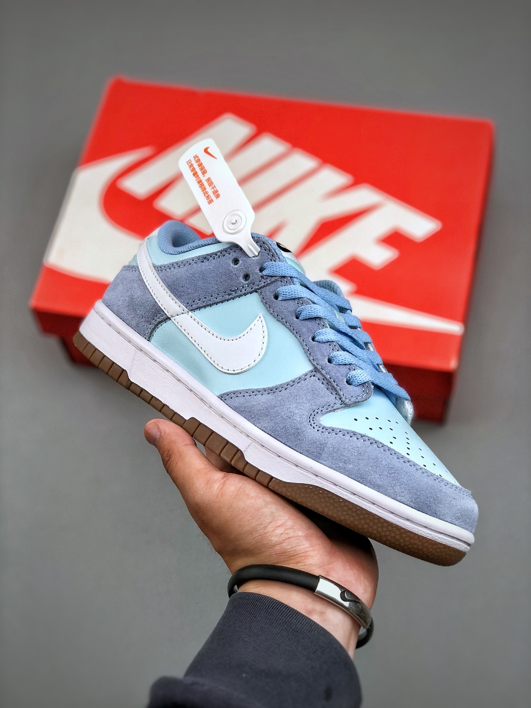 Nike Dunk Low Gum Pack Blue Suede Casual Shoes IB6399-400 2 cmp i1746989136555 1704 0 0