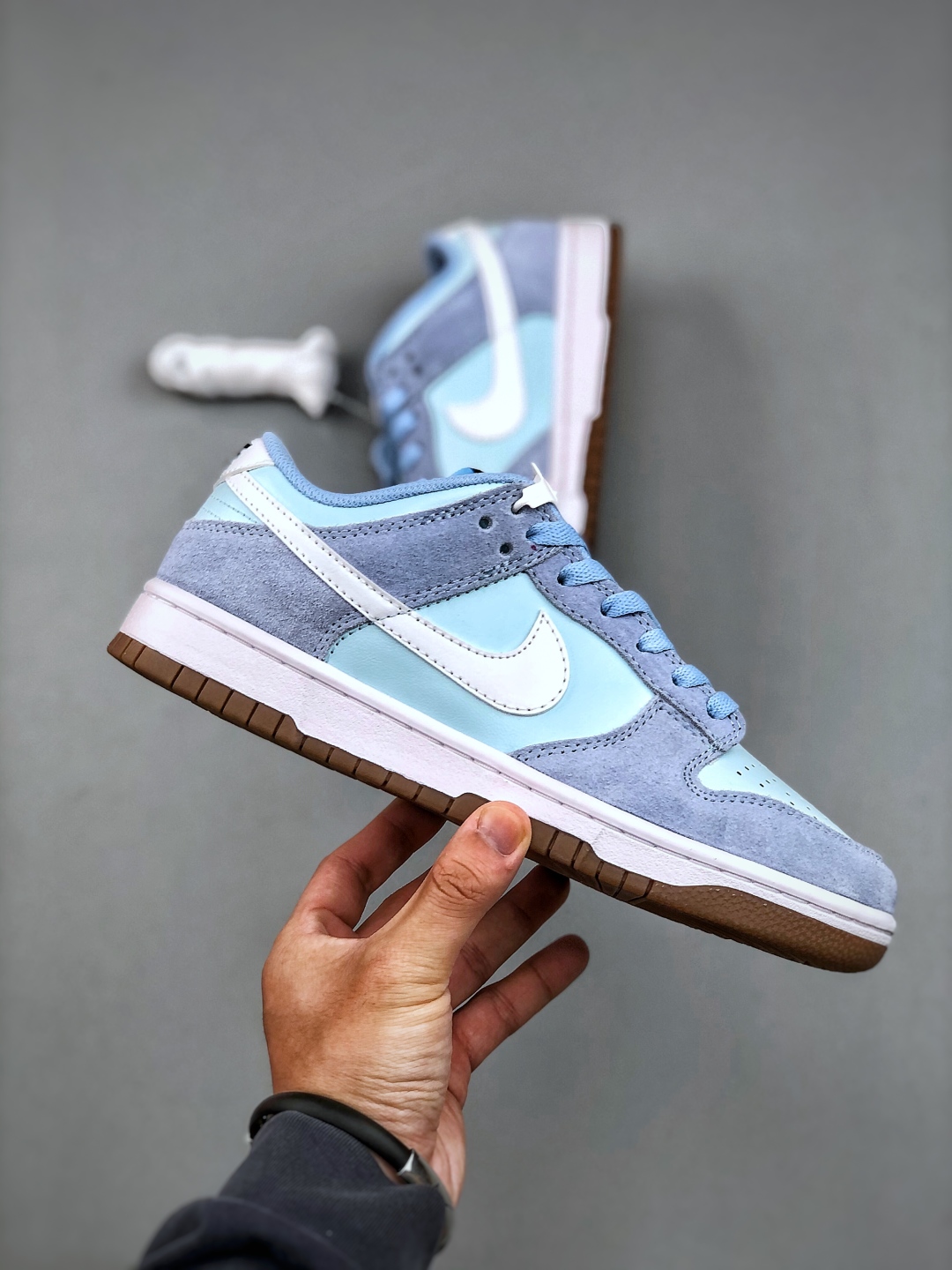 Nike Dunk Low Gum Pack Blue Suede Casual Shoes IB6399-400 5 cmp i1746989138437 9625 0 3
