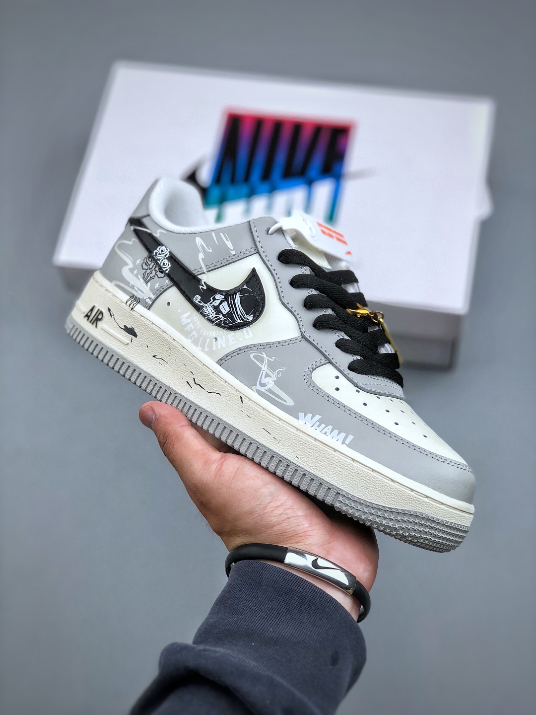 Nike Air Force 1'07 Low 'Quit Smoking' Custom Sneakers - DO7471-991 2 cmp i1746993226000 7520 0 0