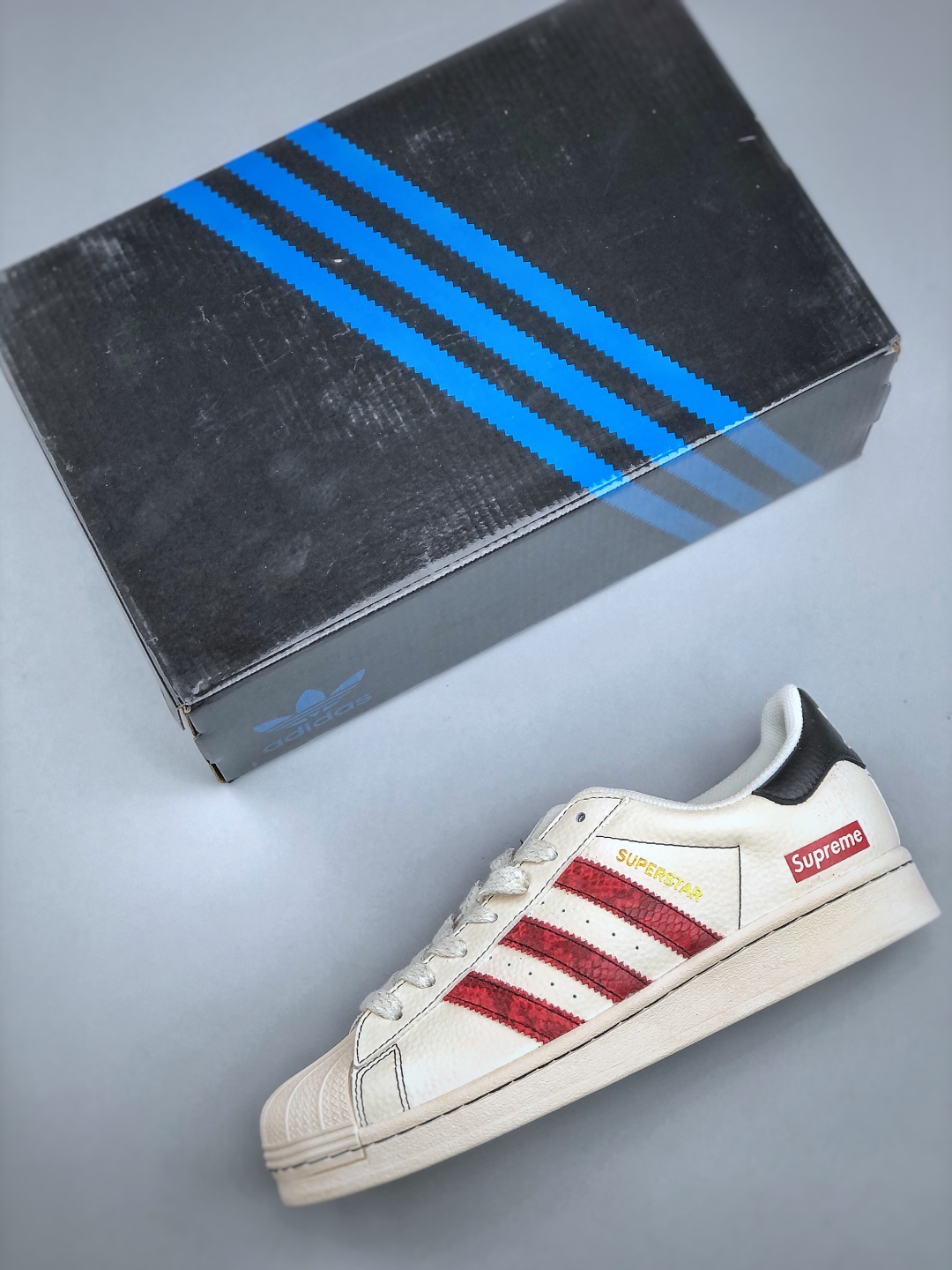 Adidas Originals Superstar Supreme Collab White Red - Classic Shell Toe Shoes 4 cmp i1746996077877 5474 0 2