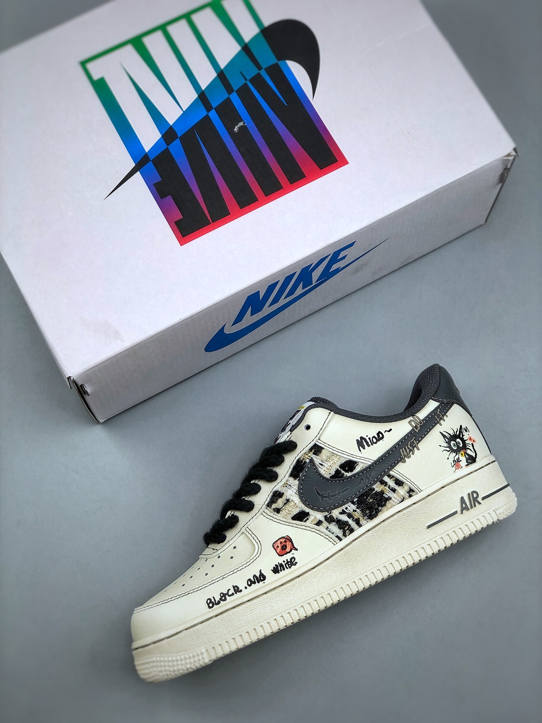 Nike Air Force 1 Low '07 White Grey Black Rope Graffiti Men's Sneakers 4 cmp i1747083467220 1639 0 2