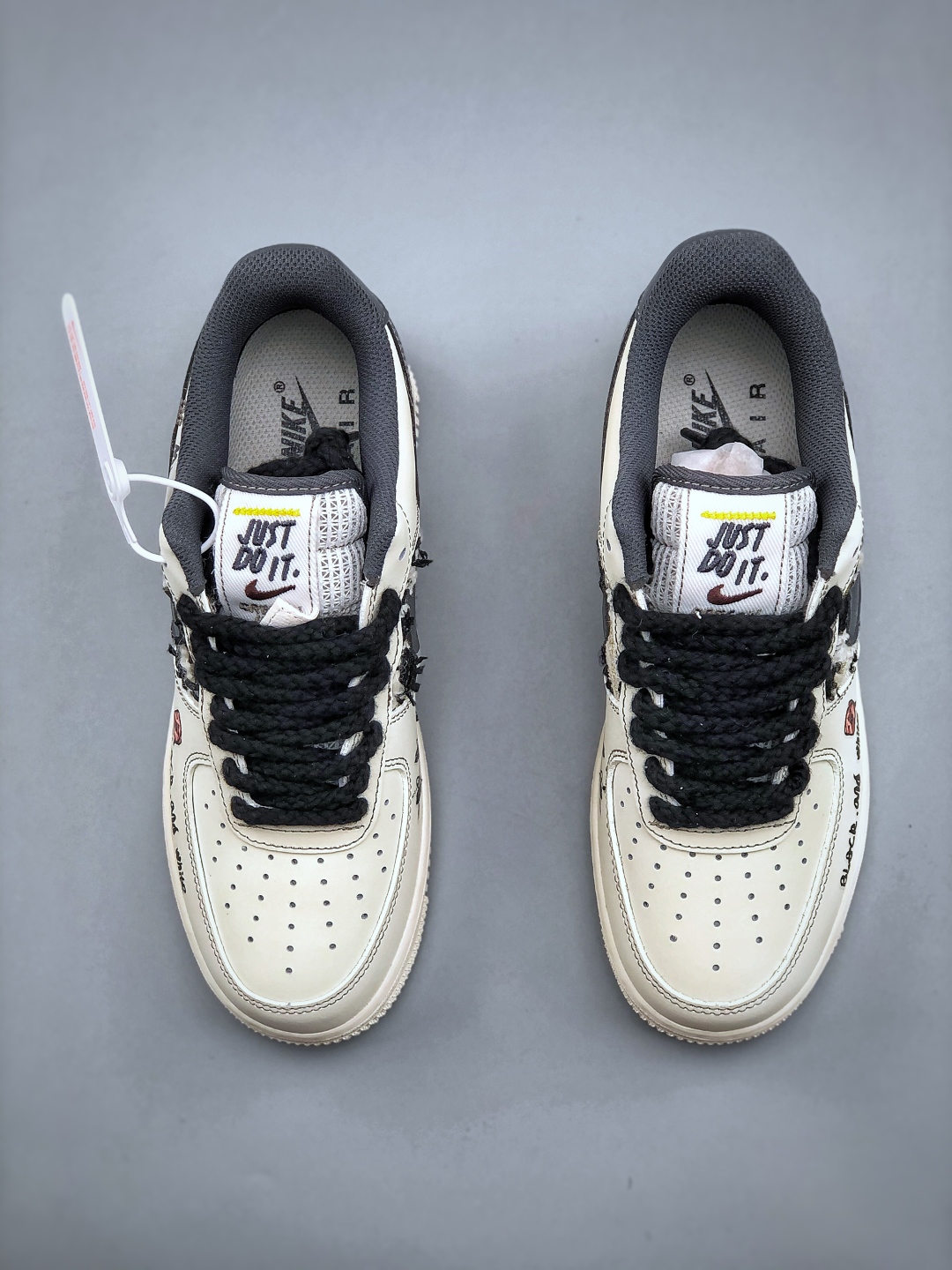 Nike Air Force 1 Low '07 White Grey Black Rope Graffiti Men's Sneakers 6 cmp i1747083468802 6546 0 4