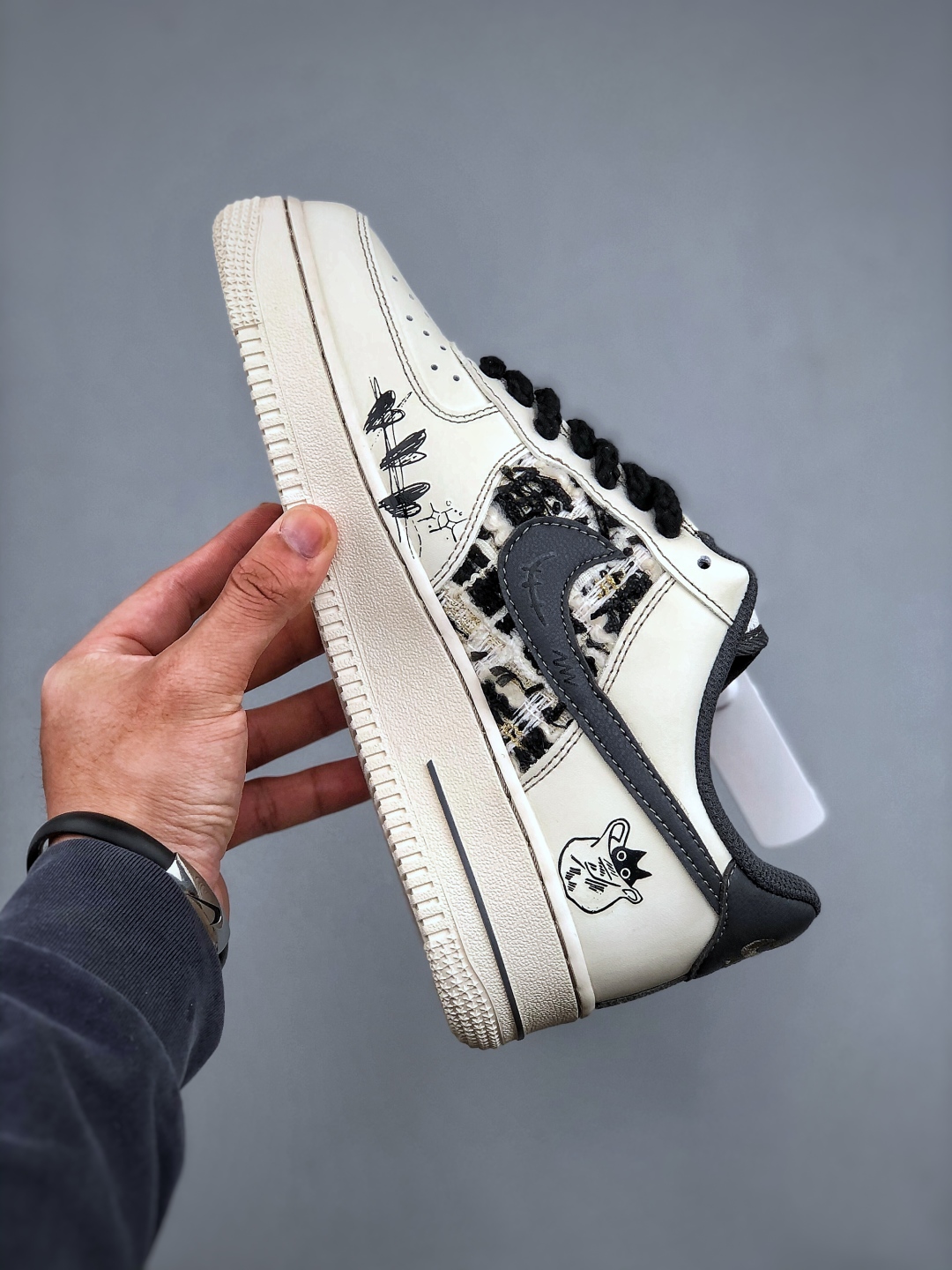 Nike Air Force 1 Low '07 White Grey Black Rope Graffiti Men's Sneakers 3 cmp i1747083468806 5998 0 1