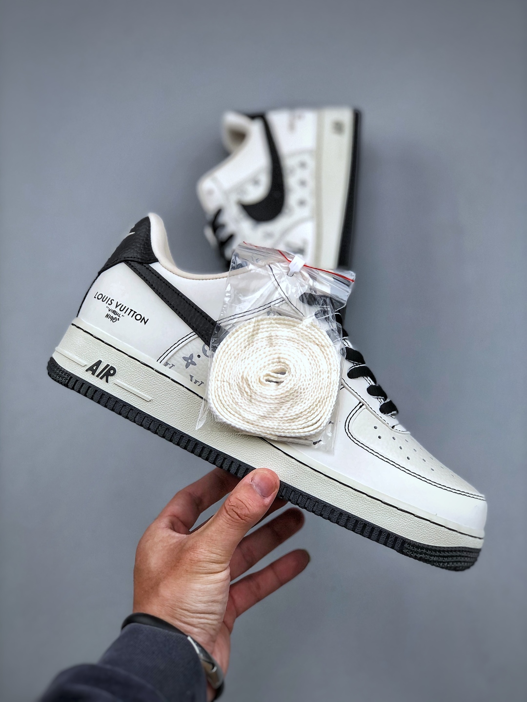 Nike Air Force 1 Low x Louis Vuitton Sneakers - White/Black, Limited Edition 5 cmp i1747083578818 5545 0 3