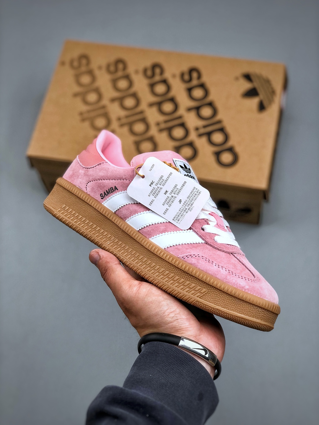 Adidas Samba XLG Casual Sneakers - Pink Suede, Low Top, Platform Shoes 2 cmp i1747084247030 906 0 0