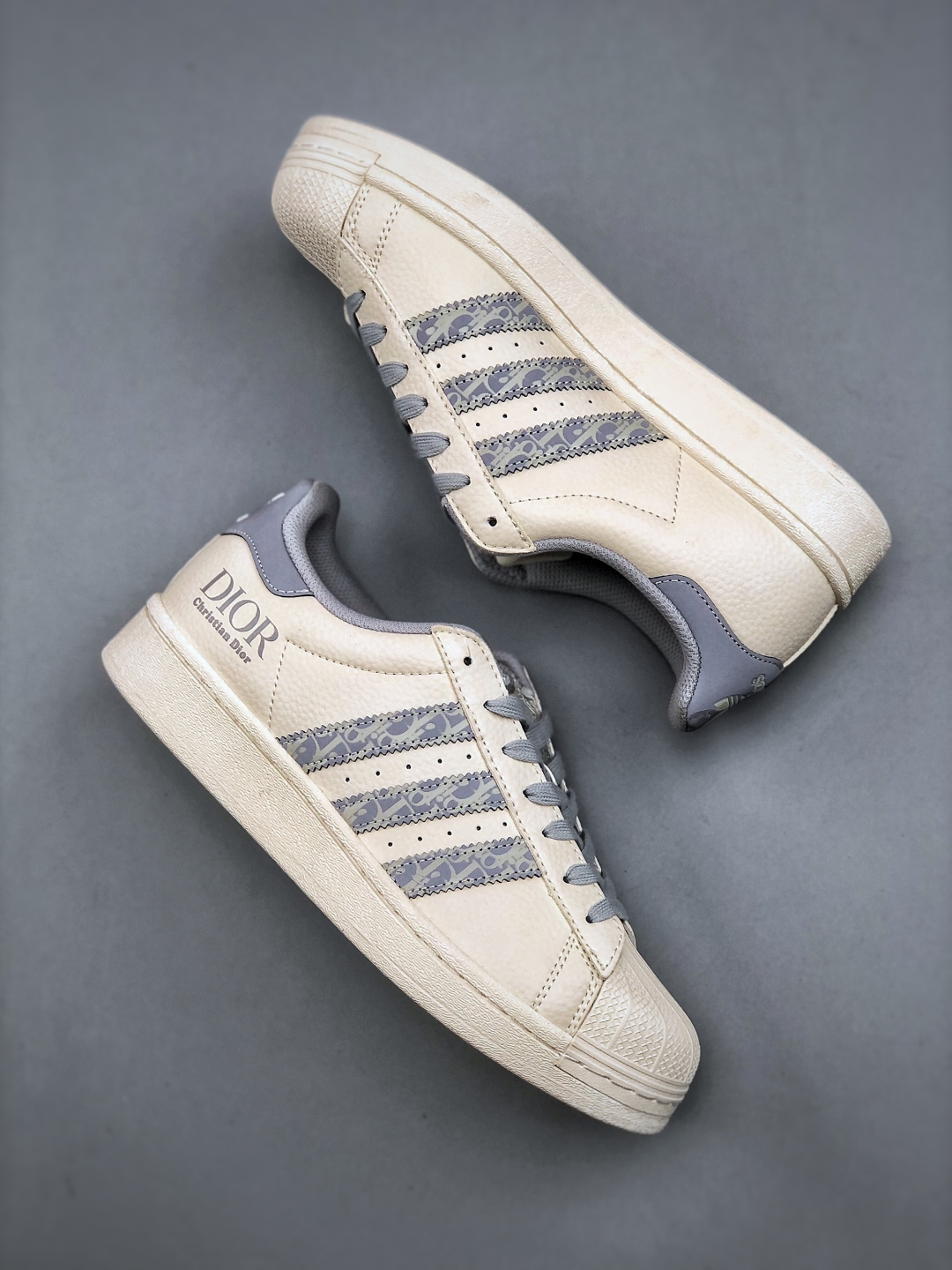 AD Originals Superstar x DIOR White Gray Leather Sneakers - Size 36-45 10 cmp i1747084595523 8841 0 8
