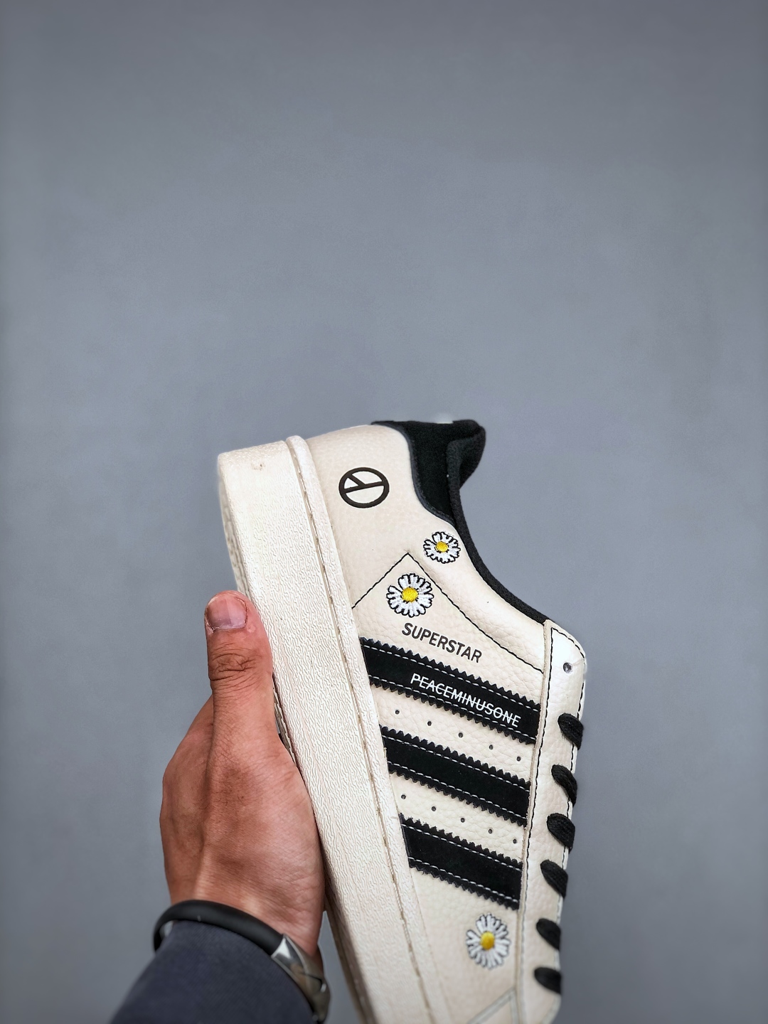 Adidas Originals Superstar x Peaceminusone White Black Daisy Sneakers 7 cmp i1747084607980 2890 0 5