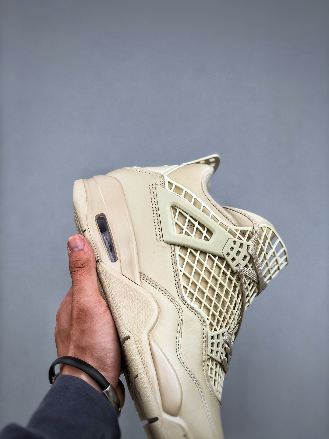 Air Jordan 4 Retro FN7251-200 Basketball Shoes in Beige Woven Design 7 cmp i1747084785752 9909 0 5