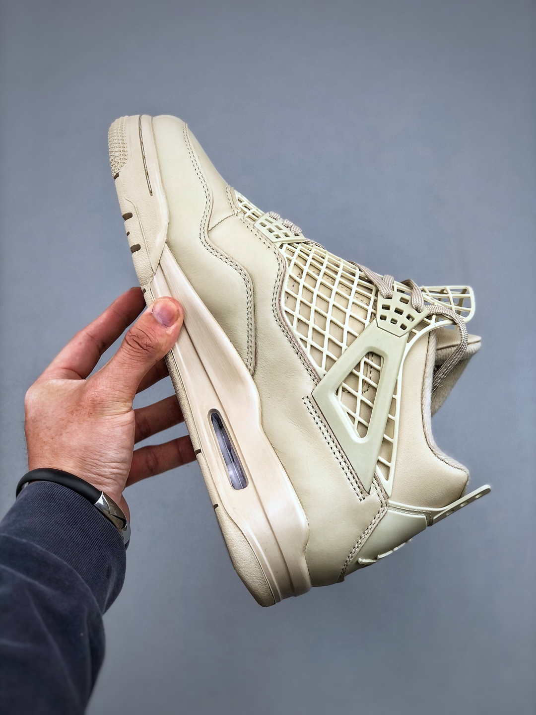 Air Jordan 4 Retro FN7251-200 Basketball Shoes in Beige Woven Design 3 cmp i1747084787337 6842 0 1
