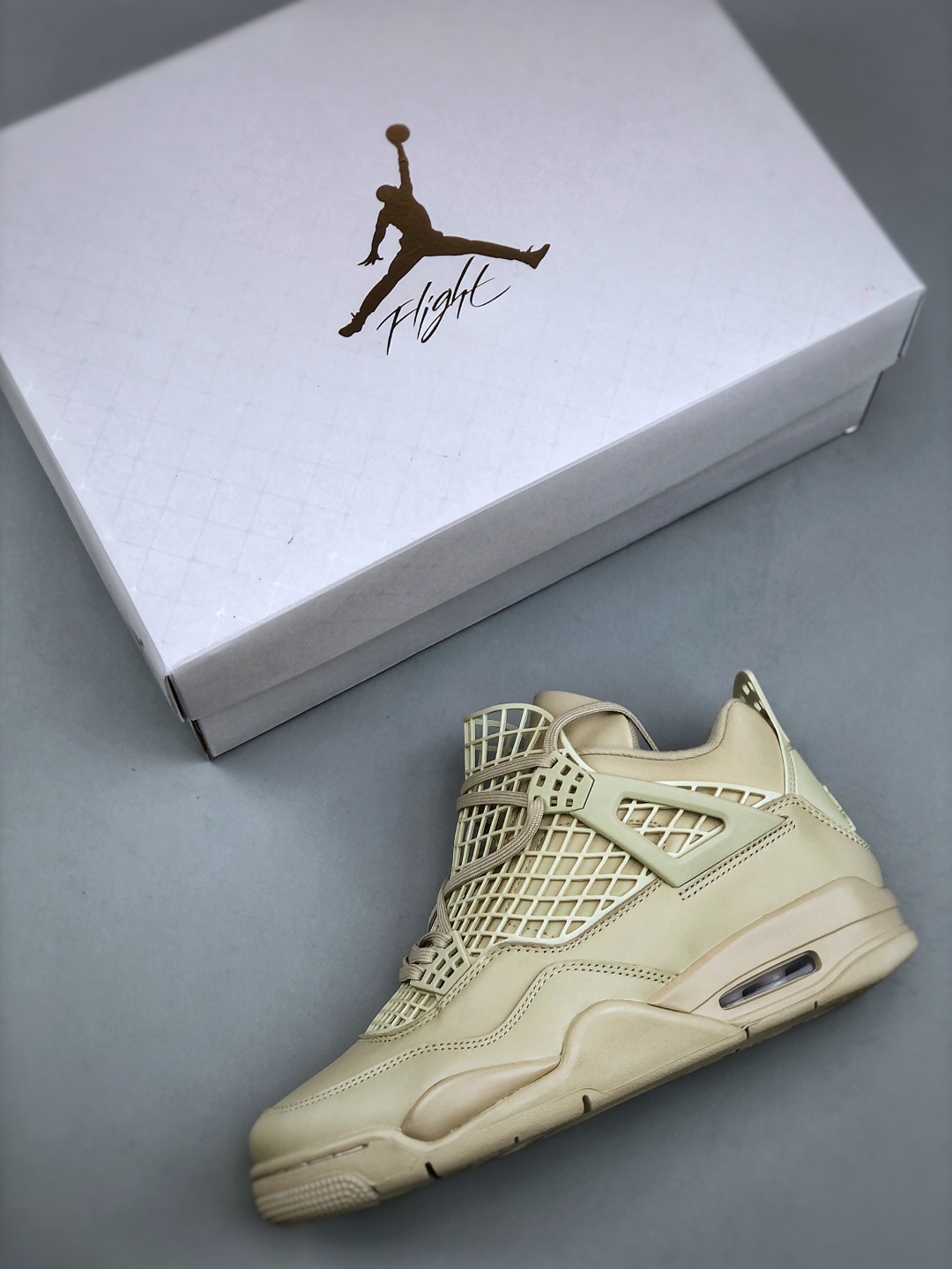 Air Jordan 4 Retro FN7251-200 Basketball Shoes in Beige Woven Design 4 cmp i1747084787343 9922 0 2