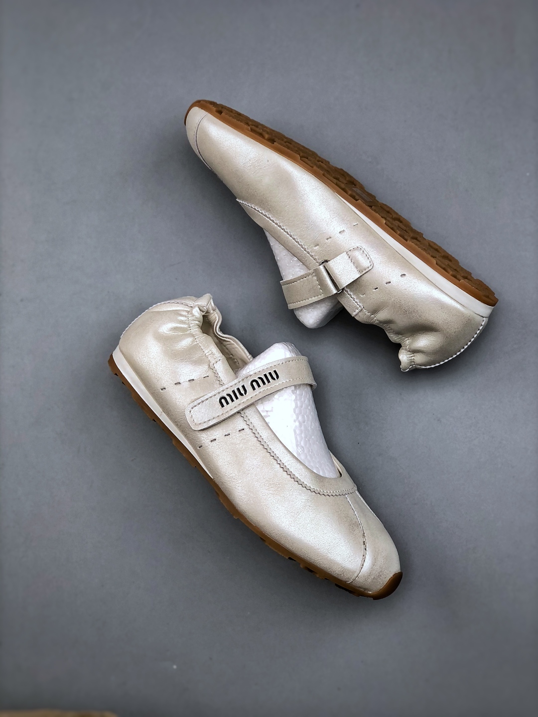 Miu Miu Women's Leather Mary Jane Ballet Flats, Slip-On Style 10 cmp i1747085287720 1698 0 8