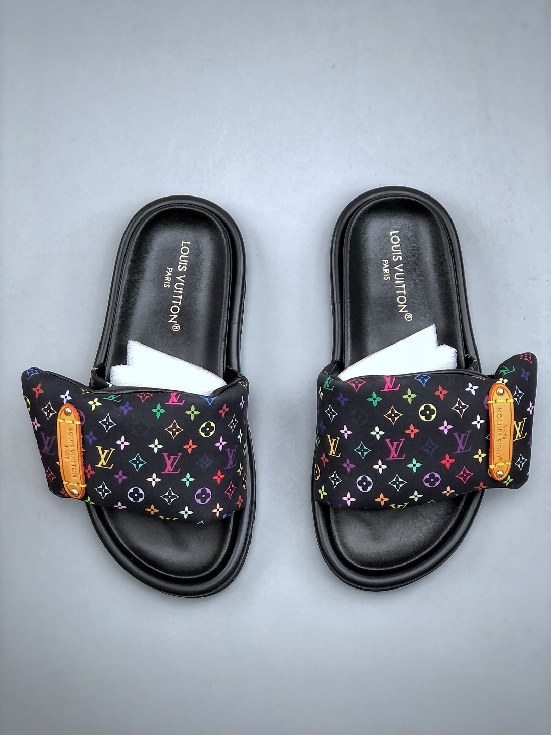Louis Vuitton x Murakami Leather Slide Sandals - Women's Designer Shoes 6 cmp i1747085363801 6787 0 4