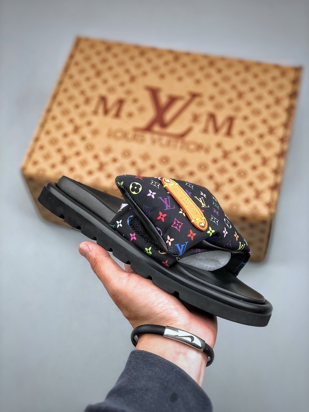 Louis Vuitton x Murakami Leather Slide Sandals - Women's Designer Shoes 2 cmp i1747085363806 1281 0 0