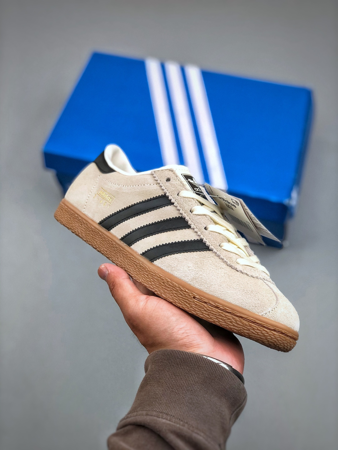 Adidas originals Stadt 阿迪复古德训板鞋潮流 防滑耐磨 低帮 板鞋货号:JR6343 (半)