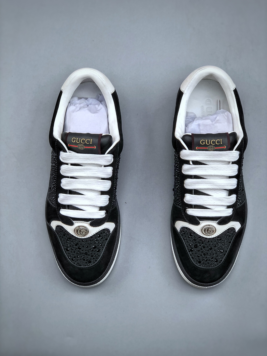 Gucci Distressed Screener sneaker古驰小脏鞋系列经典原型复古百搭做旧老爹板鞋