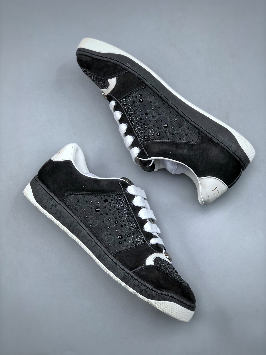 Gucci Distressed Screener sneaker古驰小脏鞋系列经典原型复古百搭做旧老爹板鞋