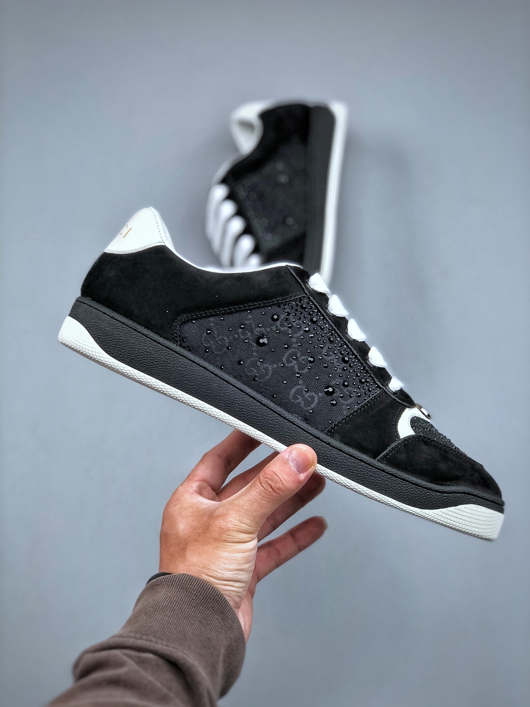 Gucci Distressed Screener sneaker古驰小脏鞋系列经典原型复古百搭做旧老爹板鞋