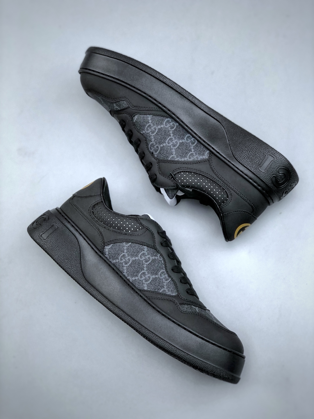 Gucci Screener GG High-Top Sneaker古驰饼干鞋 运动休闲鞋