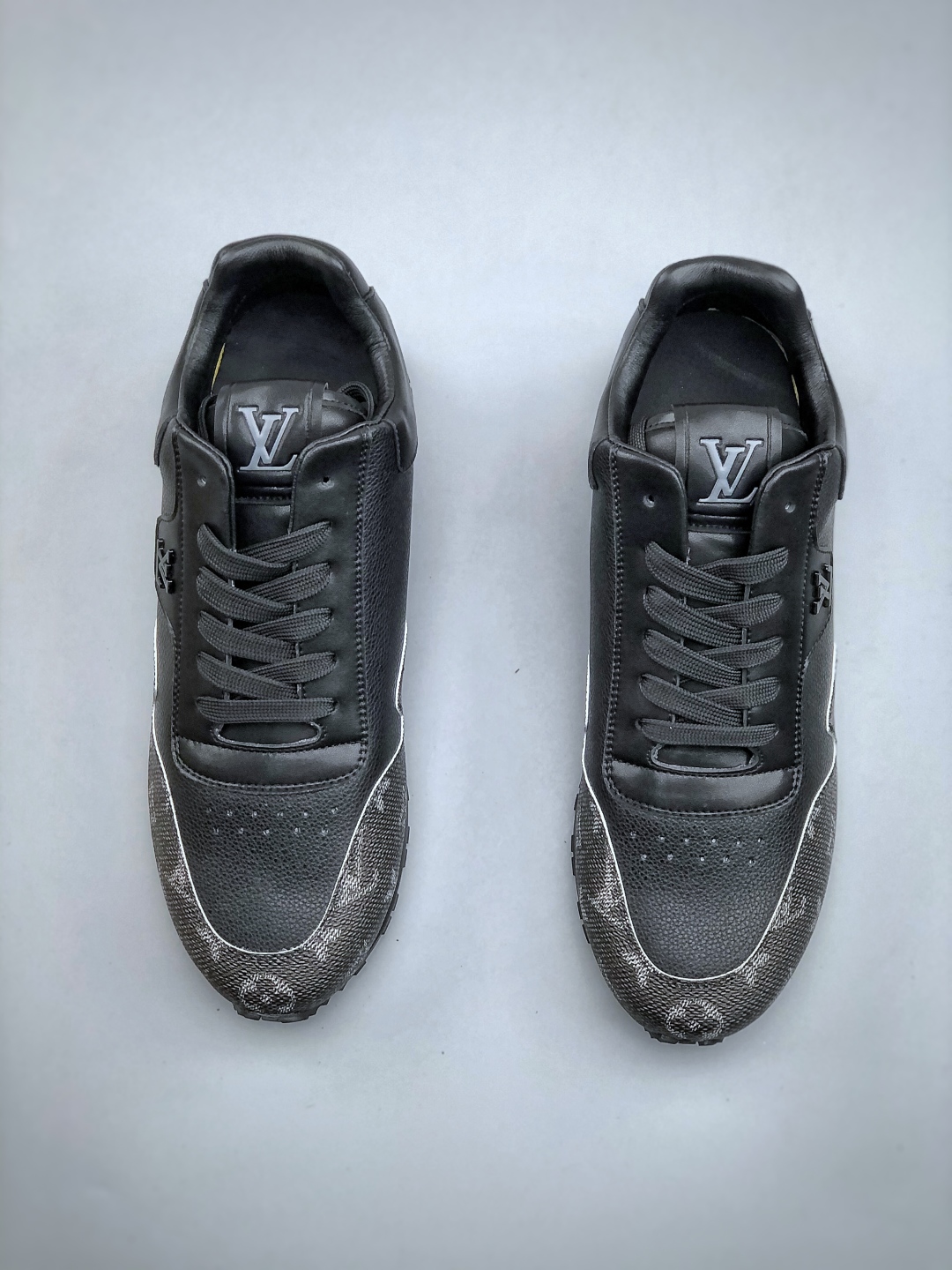 LV路易威登Louis Vuitton Archlight Sneakers 探视系列真皮拼色复古老爹风休闲运动鞋 黑色花边