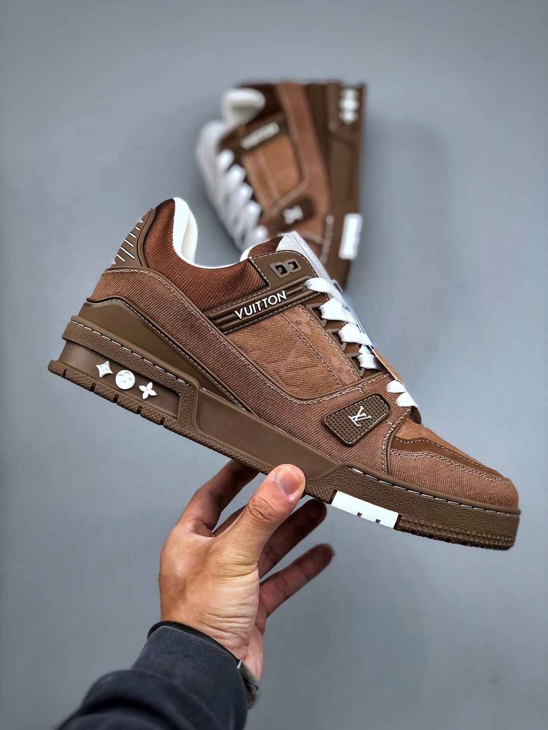 Tyler x Louis Vuitton 路易威登 LV Trainer 联名款 低帮休闲板鞋