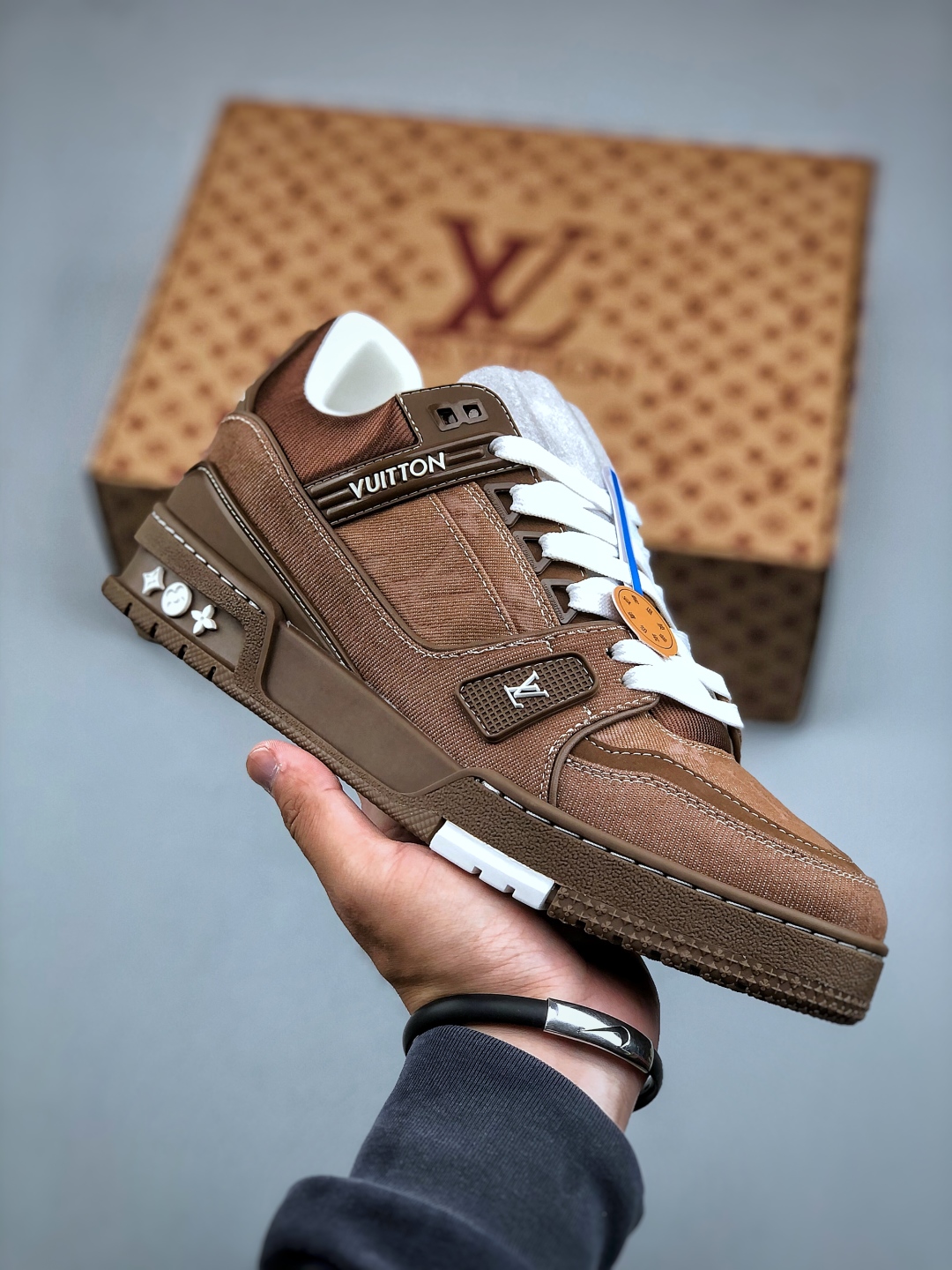 Tyler x Louis Vuitton 路易威登 LV Trainer 联名款 低帮休闲板鞋