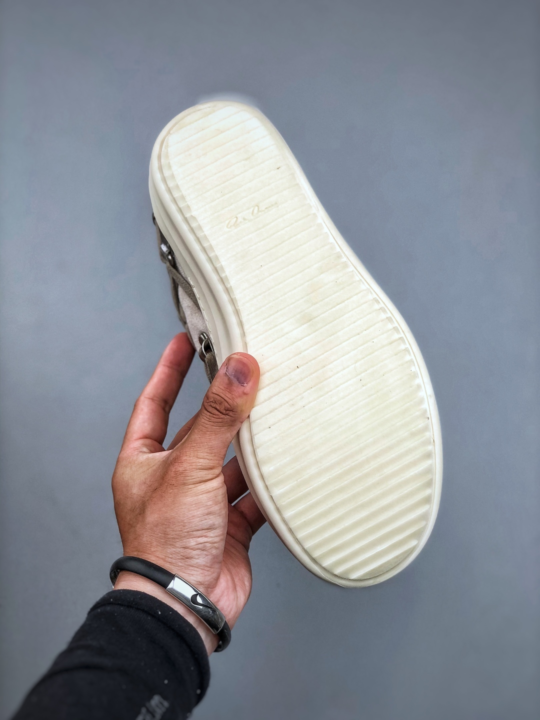 莞产G版 Rick Owens RO Mega 瑞克·欧文斯 疯狂绑带 TPU奶香大底 双层鞋垫