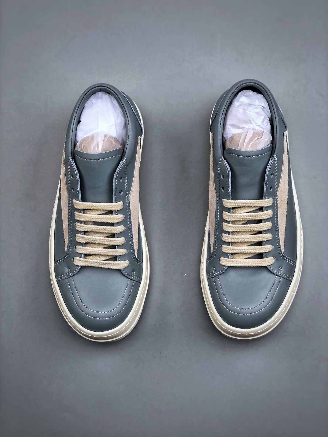 Rick Owens 瑞克·欧文斯【主线】 【款式】 大匡威//低帮/经典底/粗鞋款“雾霾蓝”配色