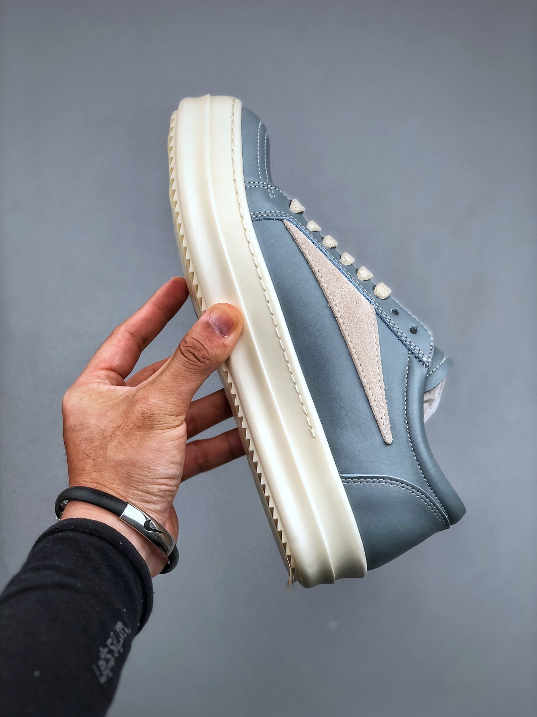 Rick Owens 瑞克·欧文斯【主线】 【款式】 大匡威//低帮/经典底/粗鞋款“雾霾蓝”配色