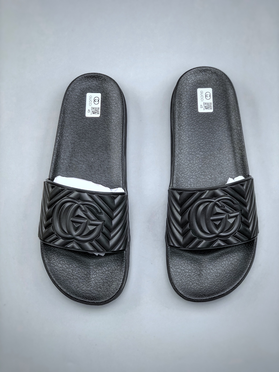 Gucci 古奇 官网主推款 3D印花字一拖鞋