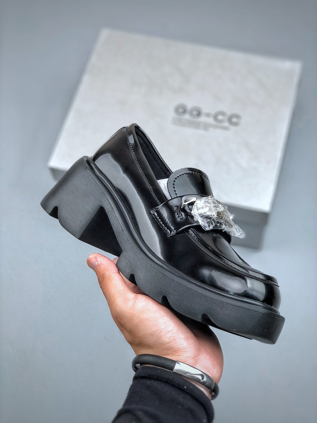 新晋潮流鞋靴品牌GGCC夏季新款 6.5cm 增高 【波士顿学院】GG-CC 学院风小皮鞋 G23X5112