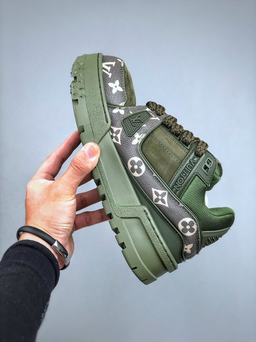 LV-路易-威登trainer 2025走秀最新款进口网布垫脚透气网布内里脚感超舒适