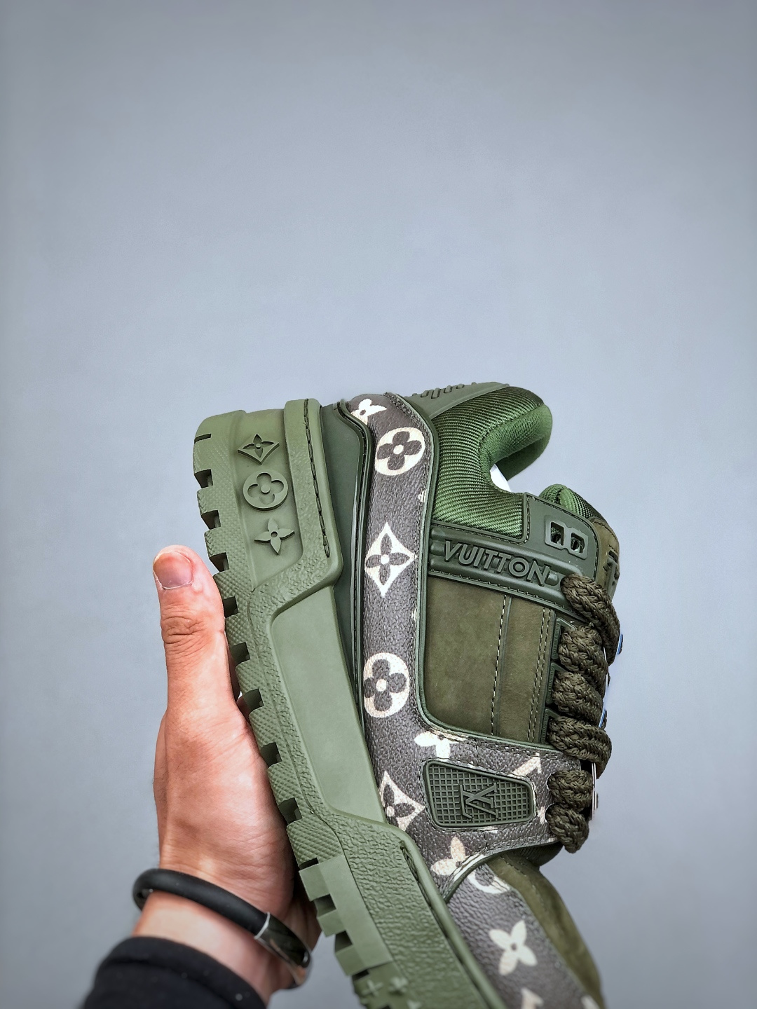 LV-路易-威登trainer 2025走秀最新款进口网布垫脚透气网布内里脚感超舒适